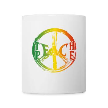 Teach Peace - Mug - white - Front