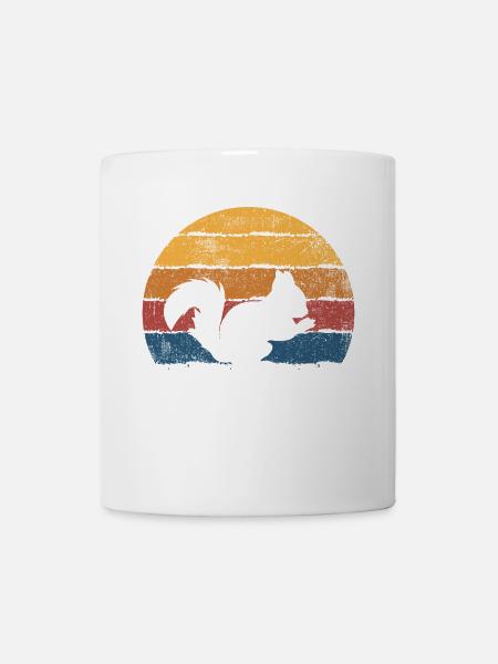 Eichhörnchen - Tasse - Weiß