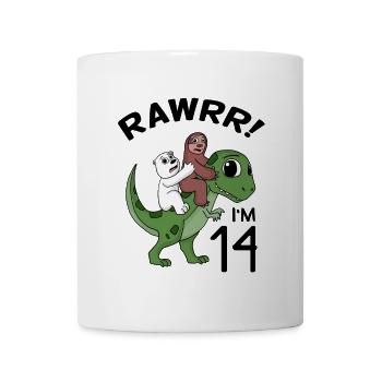 14th birthday - 14 years old - I am 14 - Mug - white - Front