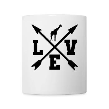 Giraffe - Tasse - Weiß - Vorne