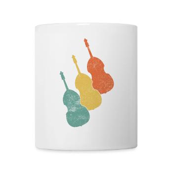 Kontrabass Bassist - Tasse - Weiß - Vorne