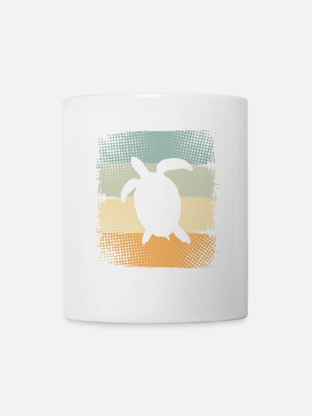 Schildkröte - Tasse - Weiß