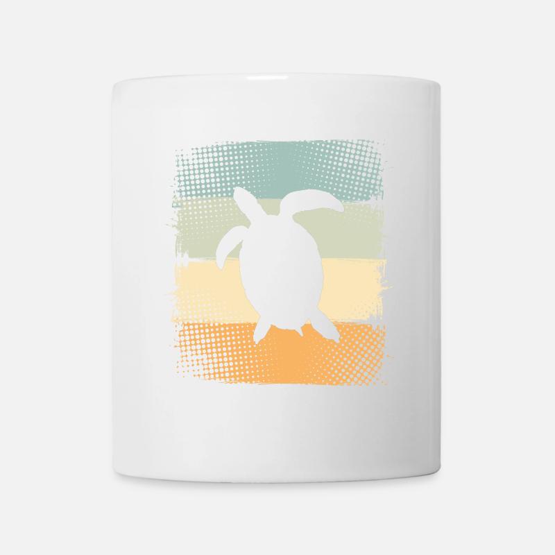 Schildkröte - Tasse - Weiß