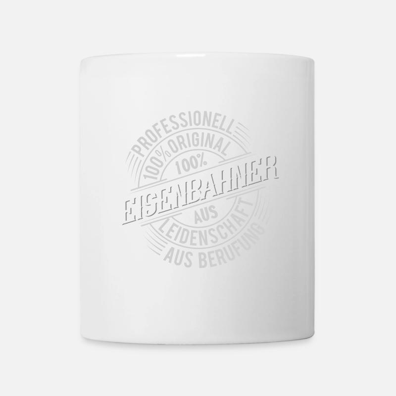 Eisenbahner - Tasse - Weiß