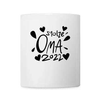 Oma 2022 - Werdende Oma - Tasse - Weiß - Vorne