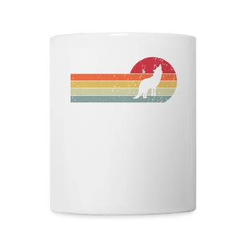 Loup - Mug blanc - blanc - Devant