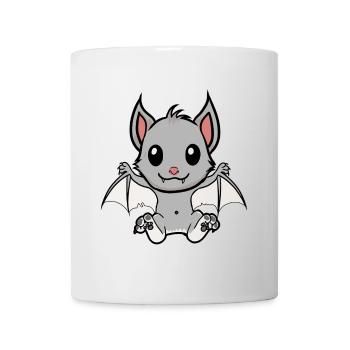 Halloween Blutsauger Fledermaus Horror Kind Baby - Tasse - Weiß - Vorne