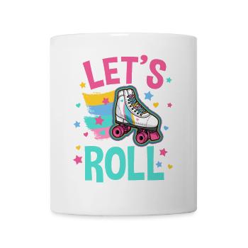 Rollschuhlaufen Rollschuh - Tasse - Weiß - Vorne