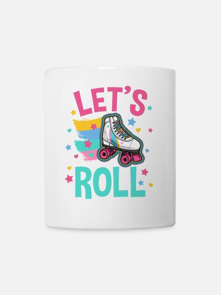 Rollschuhlaufen Rollschuh - Tasse - Weiß