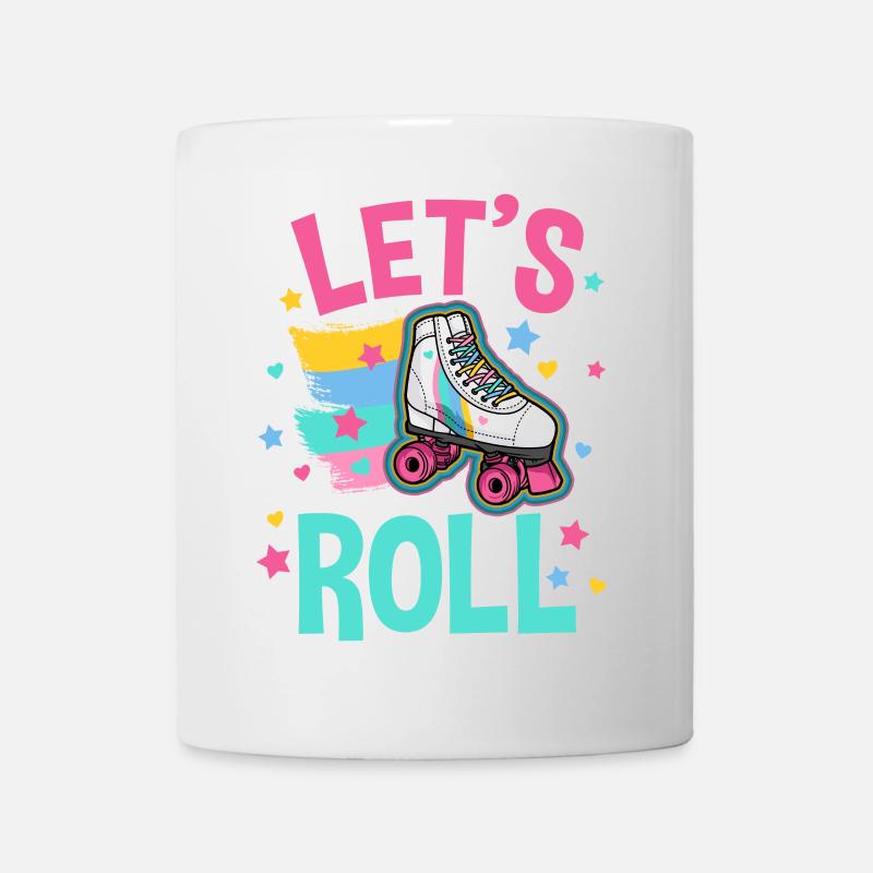 Rollschuhlaufen Rollschuh - Tasse - Weiß
