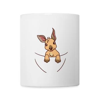 Kangaroo Pregnancy Baby Pregnant Birth Wild - Mug - white - Front