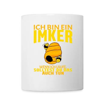 Bienen Imker Biene - Tasse - Weiß - Vorne