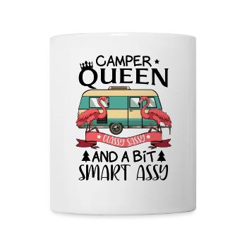 Flair de campeur flamant - Mug blanc - blanc - Devant