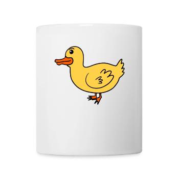 Ente - Tasse - Weiß - Vorne