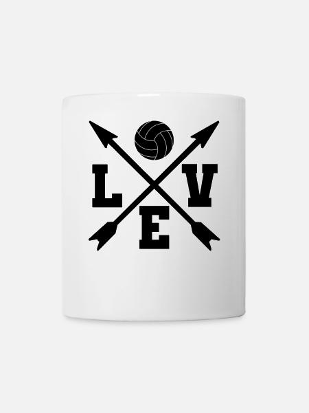 Volleyball - Tasse - Weiß