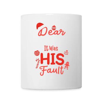 Weihnachten lieber Weihnachtsmann Paare - Tasse - Weiß - Vorne