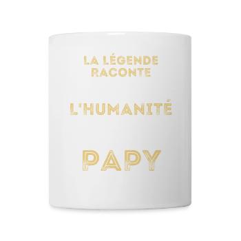La Légende Raconte - Humour Papy - Cadeau Papy - Mug blanc - blanc - Devant