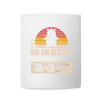 Bär Umarmung Lustig - Tasse - Weiß - Vorne