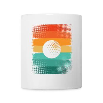 Golfball - Tasse - Weiß - Vorne