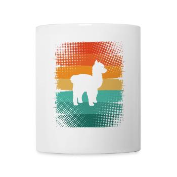 Alpaka - Tasse - Weiß - Vorne