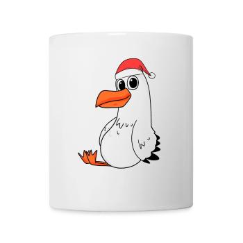 Noël mouette - Mug blanc - blanc - Devant