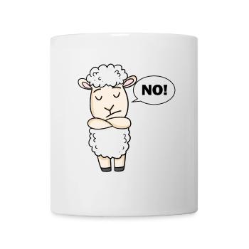 N° de moutons - Mug blanc - blanc - Devant