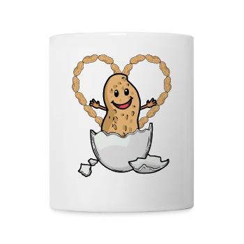 Congratulations Baby Peanut Birth Child Egg - Mug - white - Front