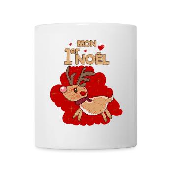 1er noel rennes - Mug blanc - blanc - Devant