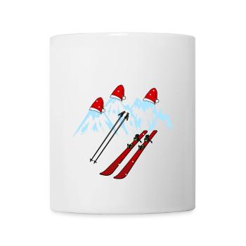 Winterurlaub Skigebiet Ski Langlauf Tirol Xmas Alm - Tasse - Weiß - Vorne