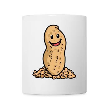 Xmas Christmas Gift Peanut Nut Happy - Mug - white - Front