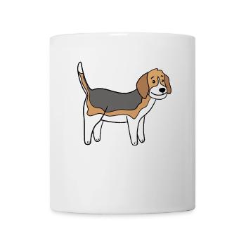 Beagle - Tasse - Weiß - Vorne