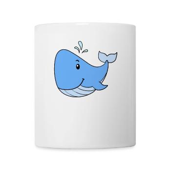 Wal - Tasse - Weiß - Vorne