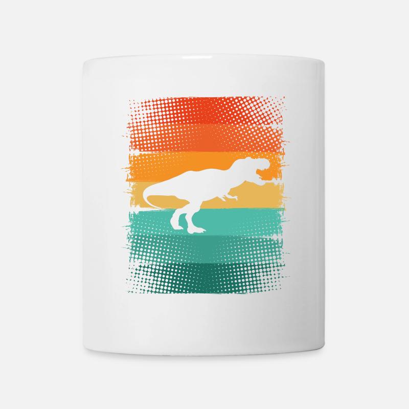 Dinosaure T-Rex Dino - Mug blanc - blanc