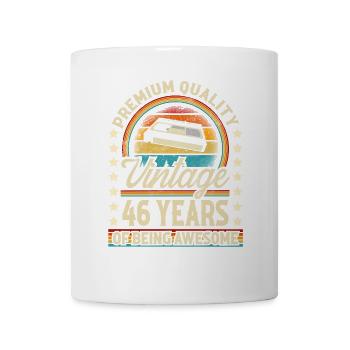 46ème Anniversaire Vintage Vhs - Mug blanc - blanc - Devant