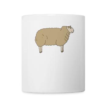 Moutons laitiers de Frise orientale - Mug blanc - blanc - Devant