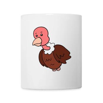 Vautour - Mug blanc - blanc - Devant