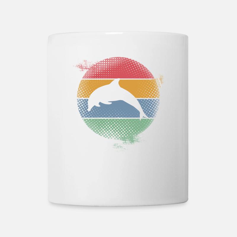 Delfin - Tasse - Weiß