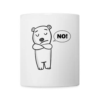 Polarbär bär Nein - Tasse - Weiß - Vorne