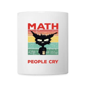 I Love Math It Makes People Cry Math Gift - Mug - white - Front