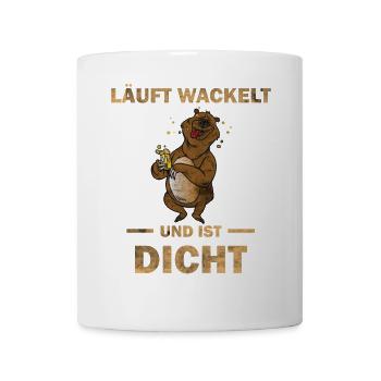 Männertag Vatertag Herrentag - Vater Bier das Tier - Tasse - Weiß - Vorne
