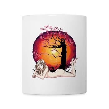 Waldbewohner Elfe Troll Fabelwesen Fantasy Mädchen - Tasse - Weiß - Vorne