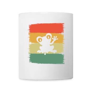 Frosch - Tasse - Weiß - Vorne