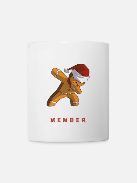 lebkuchenmann xmas crew - Tasse - Weiß