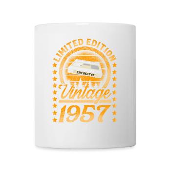 1957 Year of construction Year of birth Birthday - Mug - white - Front
