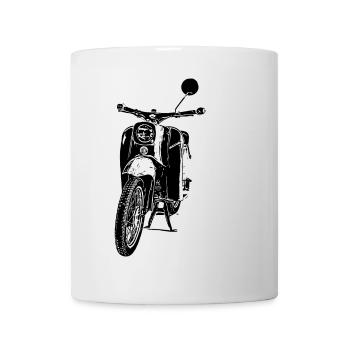 Cyclomoteur Schwalbe - Mug blanc - blanc - Devant