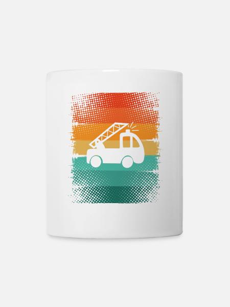 Feuerwehr - Tasse - Weiß