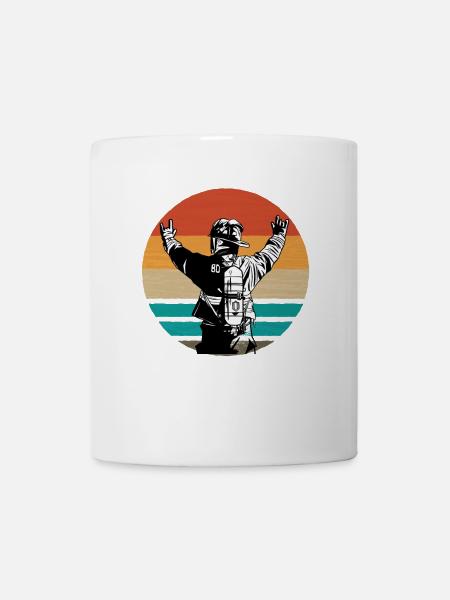 Duo Rétro Sunset - Mug blanc - blanc