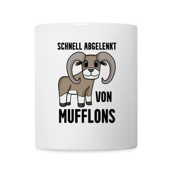 Mufflon Wildschaf - Tasse - Weiß - Vorne