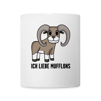 Mufflon Wildschaf - Tasse - Weiß - Vorne