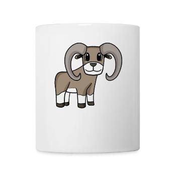 Mufflon Wildschaf - Tasse - Weiß - Vorne